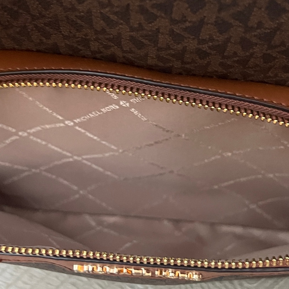 Michael Kors Signature Brown Backpack - Picture 6 of 11